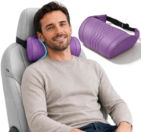 Universal Memory Foam Car Headrest Neck Pillow, Ergonomic Memory Foam Car by VUCHEET