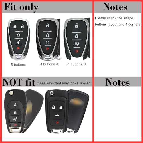 Orange Key Fob Cover Case for Chevrolet Malibu Camaro Trax Traverse Sonic Cruze - Image 2