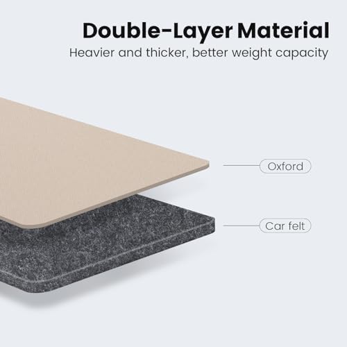 Viaviat Car Seat Protector Large Kick Mat 2 Pack Durable Water Resistant Auto - Image 6