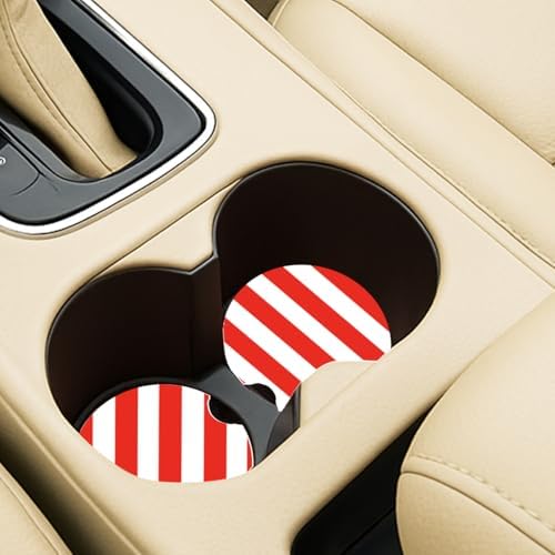 Ceramic Car Coasters – Absorbent Car Cup Holder Coaster Set - Image 5