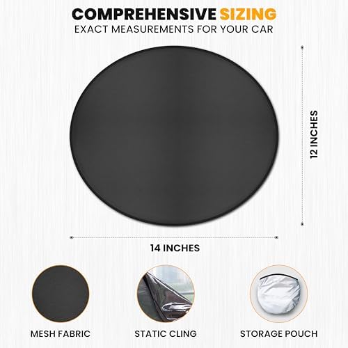 EcoNour Semi-Transparent Static Cling Window Shade - Image 2