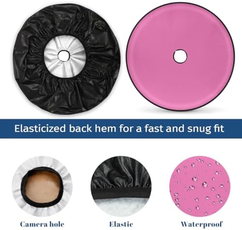Spare Tire Cover with Backup Camera Hole Fit - Image 3