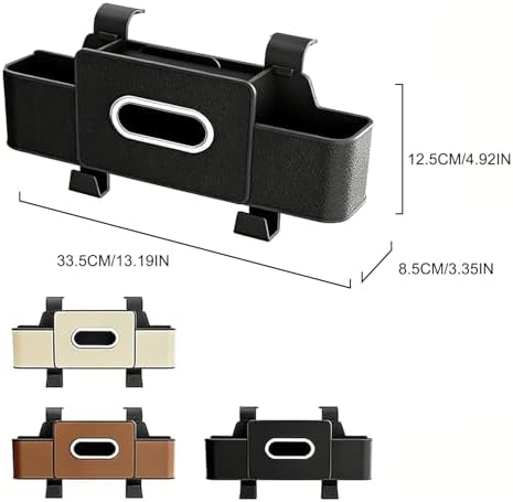 UKM 3-in-1 Back Seat Car Organizer, Car Backseat Storage Box - Image 6