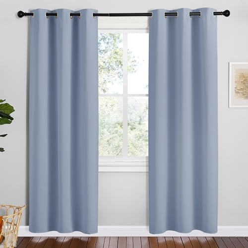 NICETOWN Vintage Blue Blackout Curtains by NICETOWN