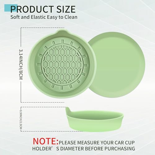 Amooca Automotive Cup Holders Universal Car Cup Coaster Waterproof Non-Slip - Image 5