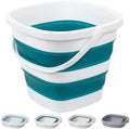 Collapsible Bucket, 2.6 Gallon 10L Mop Bucket by Tiawudi