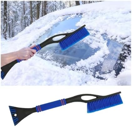 Car Snow Brush and Ice Scraper, Vehicle Windshield Scraper Deicer by Norkmdi