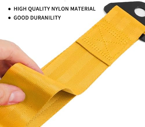 RASTP Racing Tow Strap for Front or Rear Bumper - Image 2