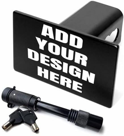 Custom Personalized Tow Metal Trailer Hitch Cover by Unknown