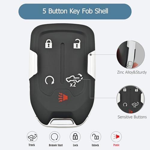 Horande Replacement Key Fob Cover Shell fit - Image 3