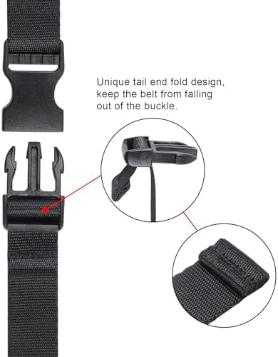 Vigorport Utility Straps Quick Release Nylon Backpack Accessory Bag Strap - Image 4