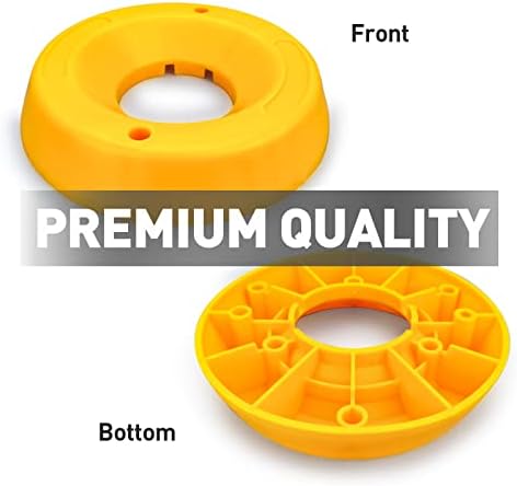 HOXWELL 2 Pcs Wheel Dock for Trailer Tongue Jack, Heavy Duty Wheel Dock for - Image 3