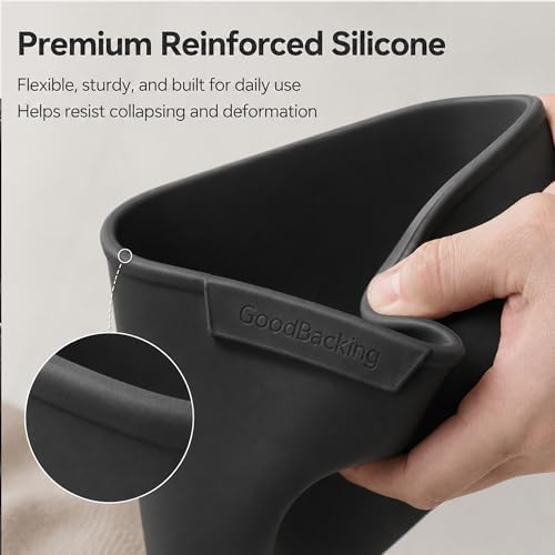 2-Pack Black Silicone Car Trash Cans - Image 7
