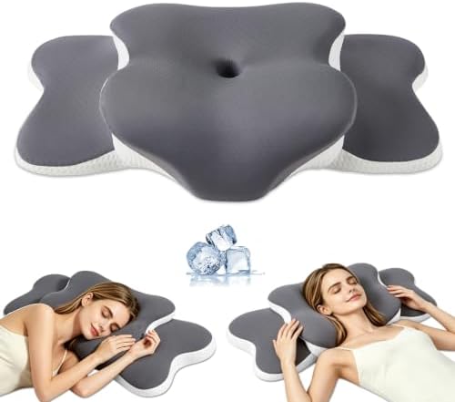 Cervical Neck Pillow for Neck Pain Relief & Side Sleeper | Ergo Pillow for by WeiTrust