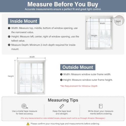 AOSKY Blackout Cordless Roller Shades - Image 2