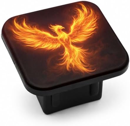 Fire Bird Hitch Cover Receiver Tube Hitch Plug, Tool-Free Install Tow Hitch by Unknown