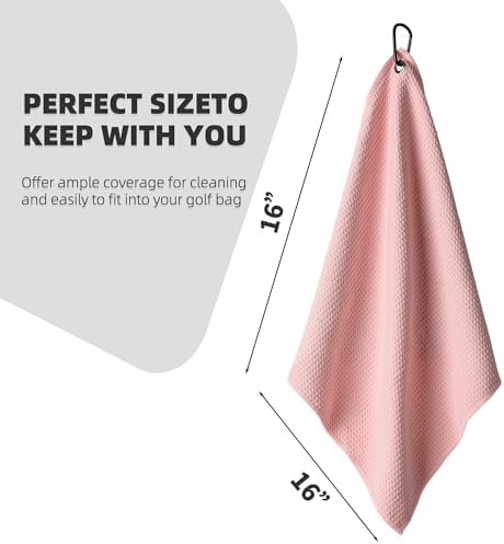Mile High Life Microfiber Golf Towel 3 Pack Waffle - Image 5