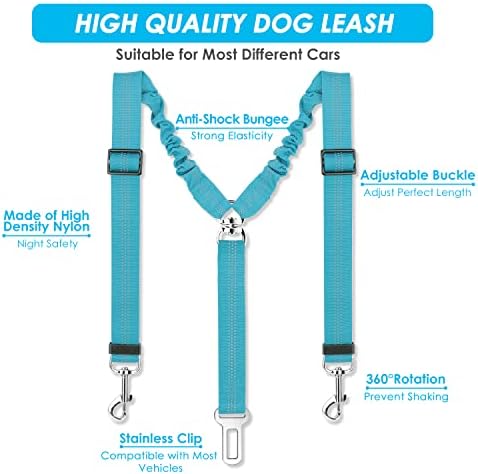 SlowTon Double Dog Seat Belt for Car - Image 3