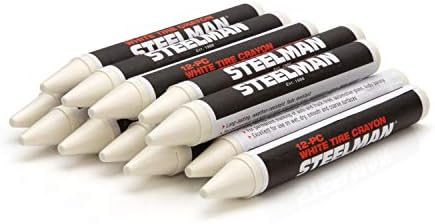 Steelman White Tire Marking Crayons by Steelman