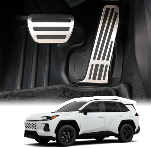 for Toyota RAV4 2026 Auto Aluminum Pedal Covers Accessories by Arcoche