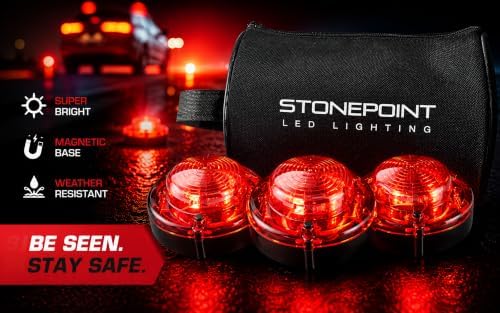 LED Emergency Road Flare Kit Set of 3 - Image 2