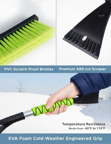 Autovir 27" Snow Brush and Ice Scrapers - Image 4