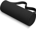 CushZone Memory Foam Lumbar Roll Support Pillow, Large Black by CushZone