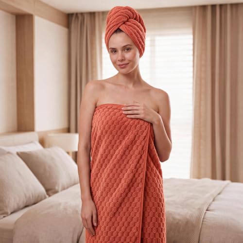 REDKISS Extra Large Bath Towels Microfiber, 31”x 61” 4 Pack, Super Soft - Image 7
