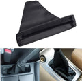 Car Shift Gear Stick Handbrake Cover Manual Shift Boot Black Leather Boot Cover by Themostprofessional