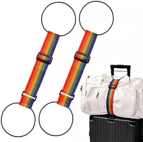 2pcs Luggage Straps for Suitcases, Adjustable Luggage Connector Straps by Unknown