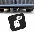 Auto Hitch Cover for Trucks Boo Ghost, Cute Halloween Scary Ghost Boo Bubble by Beabes