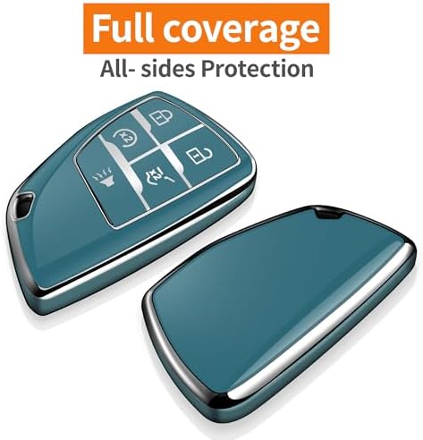 Soft Key Fob Cover with Keychain, 2021-2026 Chevy GMC Smart Key Protector - Image 3