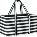 Stand Up Extra Large Utility Tote Bag, Foldable Reusable Grocery Bags by PFFVRP