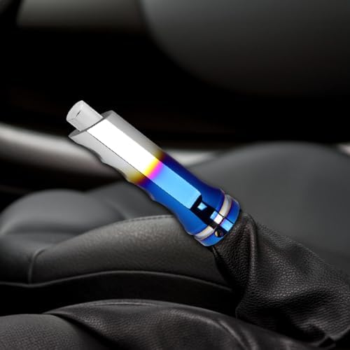 W-POWER Universal Auto Car Aluminum Handbrake Cover Hand Brake Sleeve Handle - Image 4