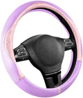PIC AUTO Steering Wheel Cover, Universal Fit 14.5"–15.5", Soft PU Grain Leather by PICAUTO
