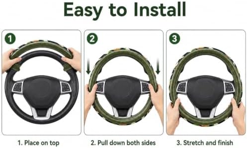 Universal 15inch Ethnic Style Baja Blanket Steering Wheel Cover - Image 7