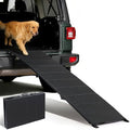 71" Extra Long Dog Ramp for Large Dogs, Heavy Duty Metal Frame Pet Ramp for by Heeyoo