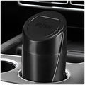 Car Trash Can Bin with Lid, Leakproof Portable Garbage Trash Bin Mini Cup by YTFRL