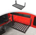 CheroCar for Jeep JK Tailgate Table Rear Foldable Cargo Shelf Aluminum Alloy by CheroCar