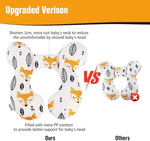 KAKIBLIN Baby Neck Pillow, Baby Support Pillow, Babies Head Pillows - Image 6
