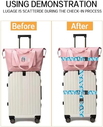Luggage Straps for Suitcases, Adjustable Travel Belt, Durable Wide Luggage Strap - Image 4