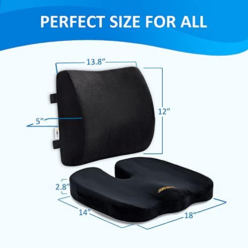 SAIREIDER Seat Cushion and Lumbar Support Pillow - Image 6