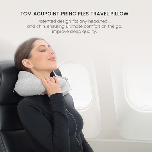 Keemall Inflatable Travel Neck Pillow Plane, 3rd Generation Double Comfort - Image 5
