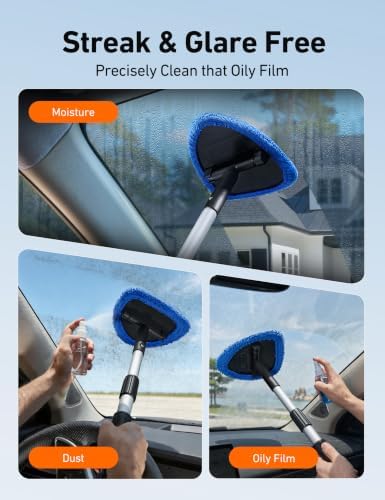 AstroAI 21" Extra-Long Windshield Cleaner Tool & Car Interior Detailing Kit - Image 6