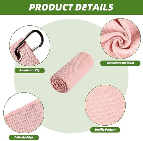 Mile High Life Microfiber Golf Towel 3 Pack Waffle - Image 3