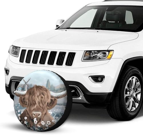 Cow Spare Tire Cover Wheel Protectors - Image 7