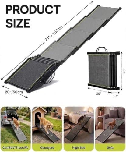 15.2LBS Dog Ramp for Large Dogs - Image 6
