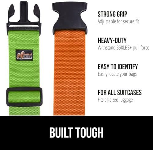 GORILLA GRIP Heavy Duty Luggage Straps - Image 2