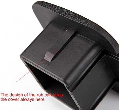 CZC AUTO Trailer Hitch Cover, 2 inch Tow Receiver Tube Plug Cap - Image 7