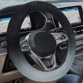 Coverado Steering Wheel Cover, Anti-Slip Fluffy Car Steering Wheel Cover by COVERADOAUTO